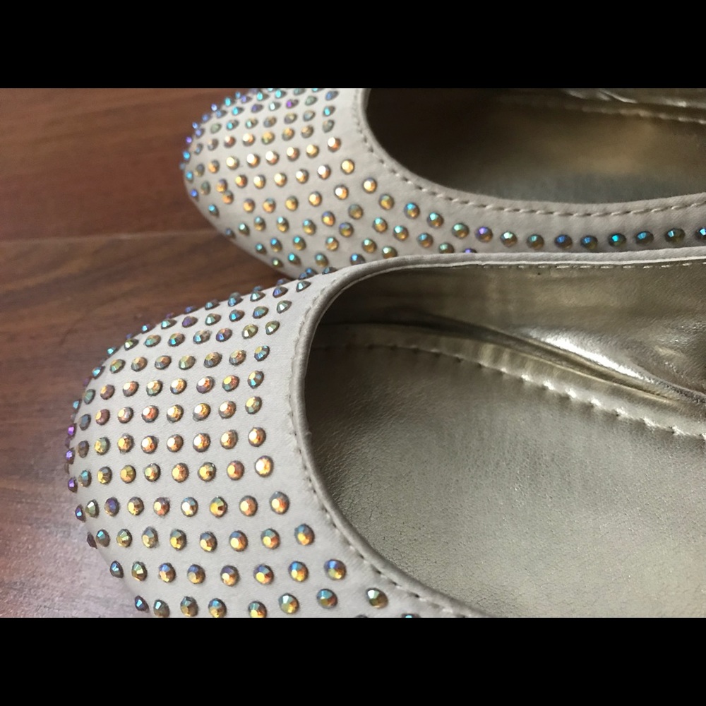 Sparkly Rhinestone Flats - Picture 7 of 8
